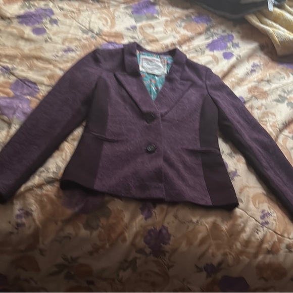 Cartonnier Jackets & Blazers - Cartonnier Women's Rich Purple Blazer